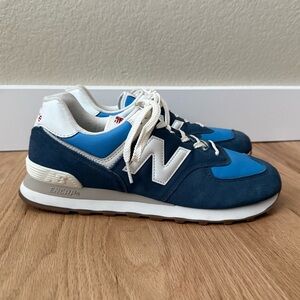 New Balance 574 Blue White Sneakers Men’s 10